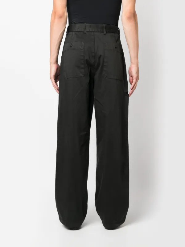 Lemaire Belted wide-leg Trousers - Farfetch