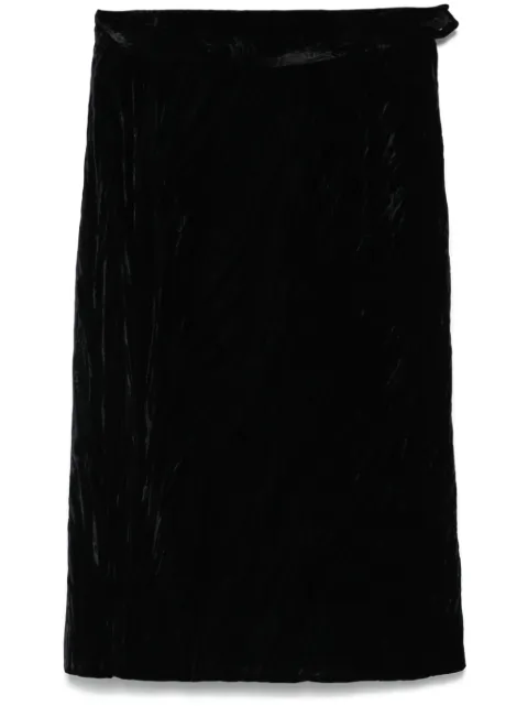 Saint Laurent Pre-Owned 1980s velvet pencil skirt