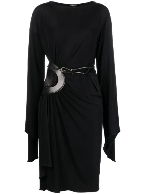 TOM FORD vestido midi con aberturas