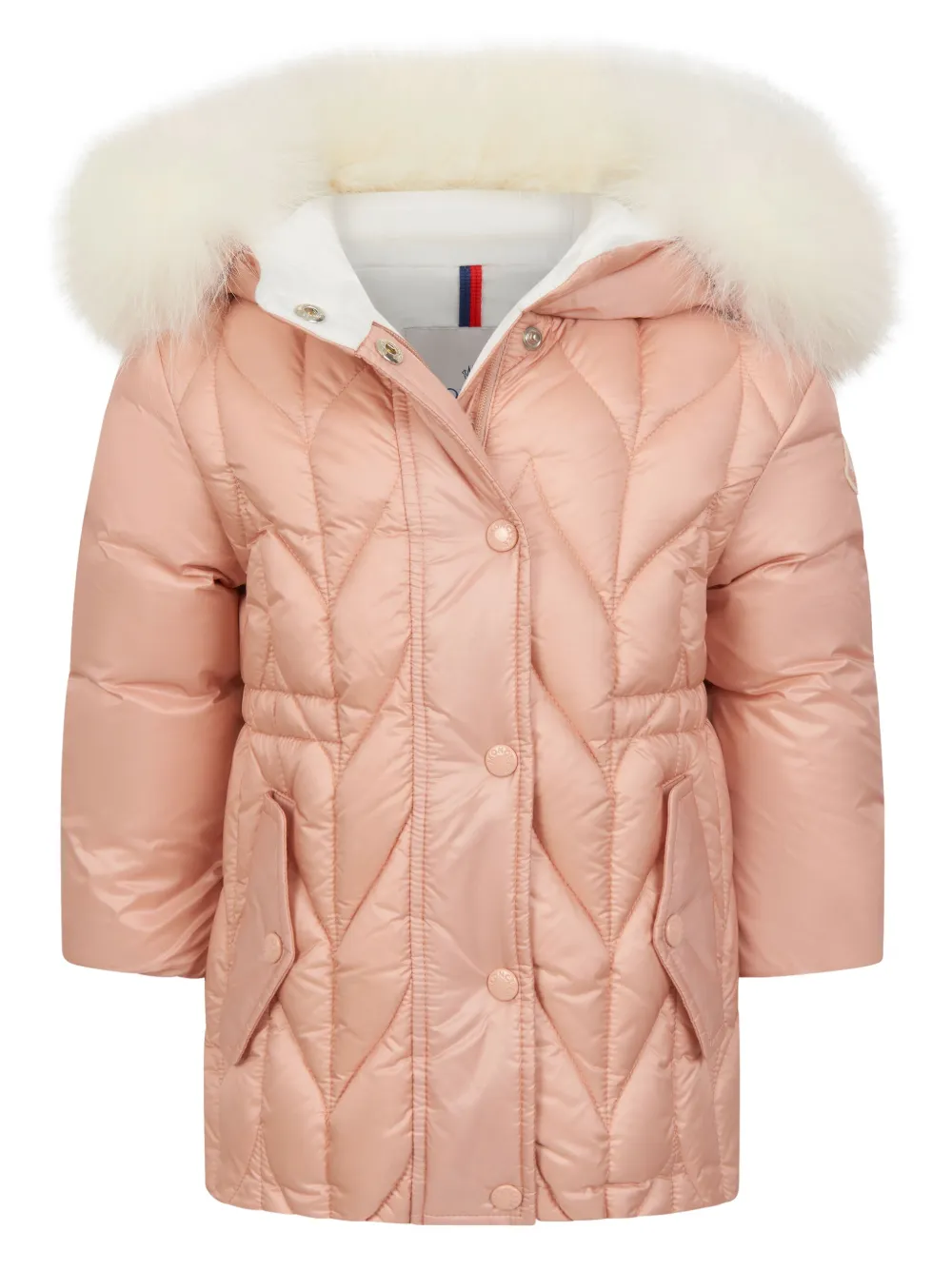 Moncler Enfant Jack met capuchon Roze