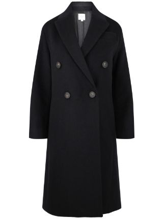 Vince notch lapel on sale coat