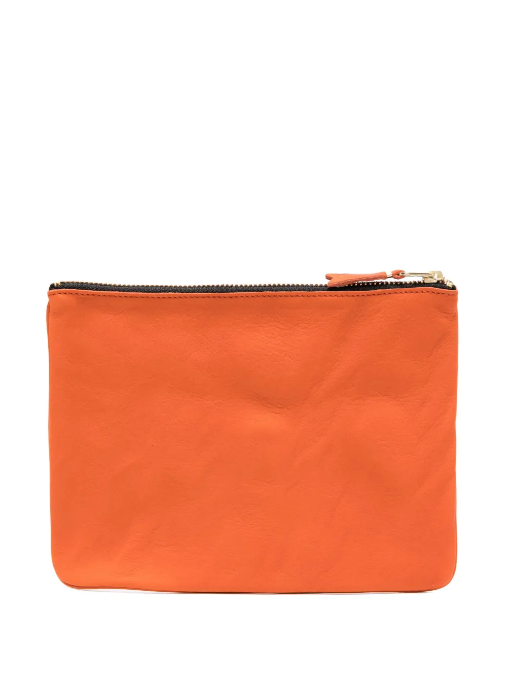 Comme Des Garçons Wallet logo-stamp leather wallet - Oranje