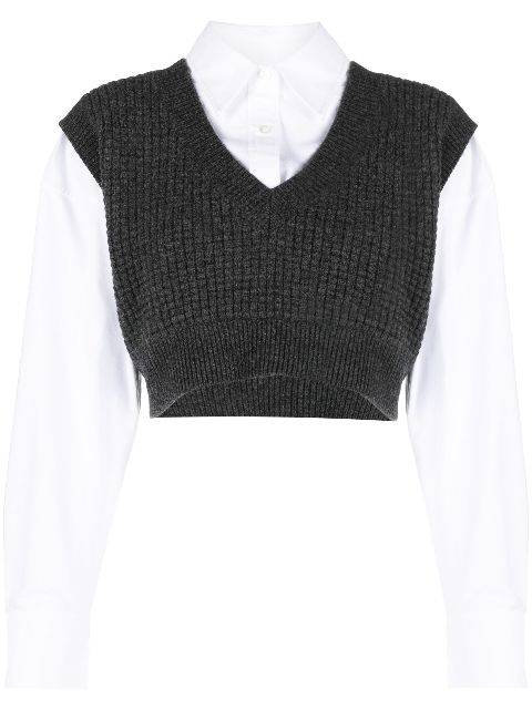 Alexander Wang layered knitted vest Women