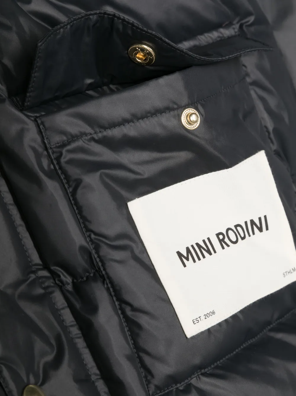 Mini Rodini Jack met logopatch Zwart