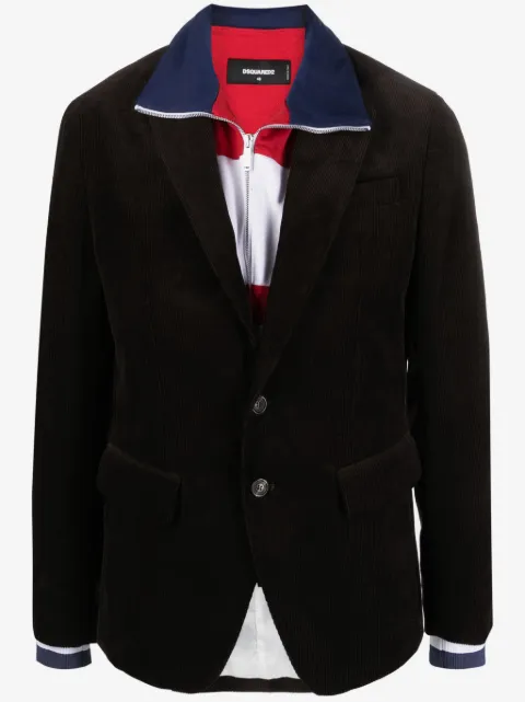 DSQUARED2 レイヤード シングルジャケット