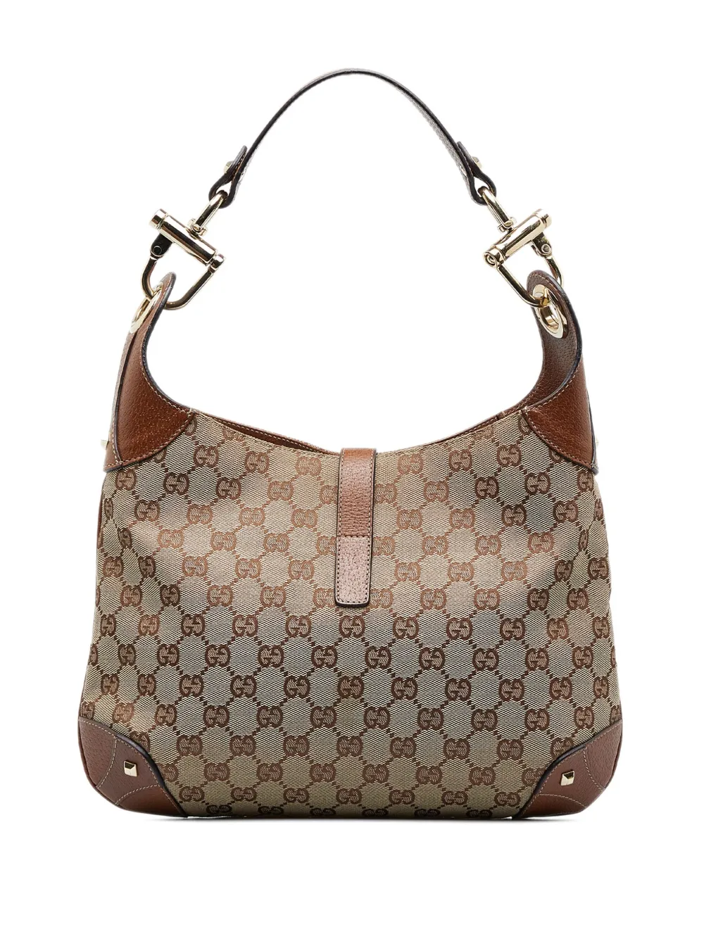Gucci Pre-Owned Classic GG Canvas Jackie shoulder bag - Beige