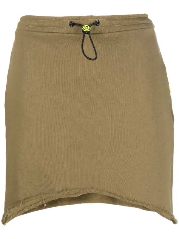 Cotton drawstring outlet mini skirt