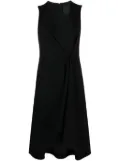 Givenchy pleated buttoned cady dress - Black