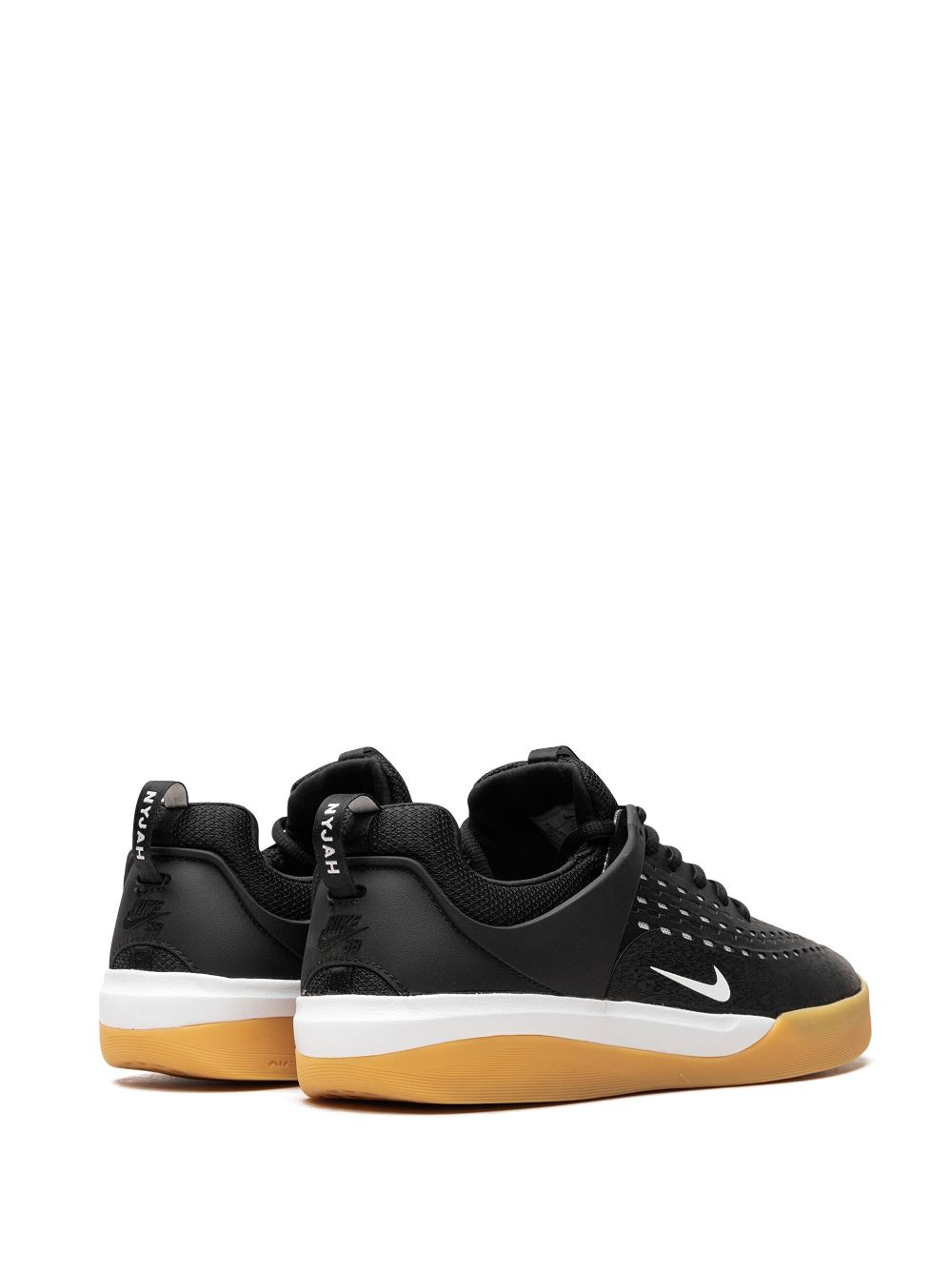 Shop Nike Sb Zoom Nyjah 3 "black/white/gum" Sneakers