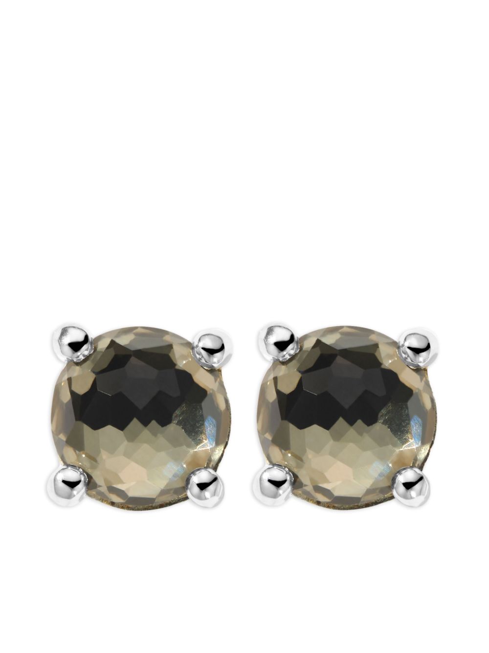 IPPOLITA sterling silver Rock Candy® Mini Stud pyrite and crystal earrings