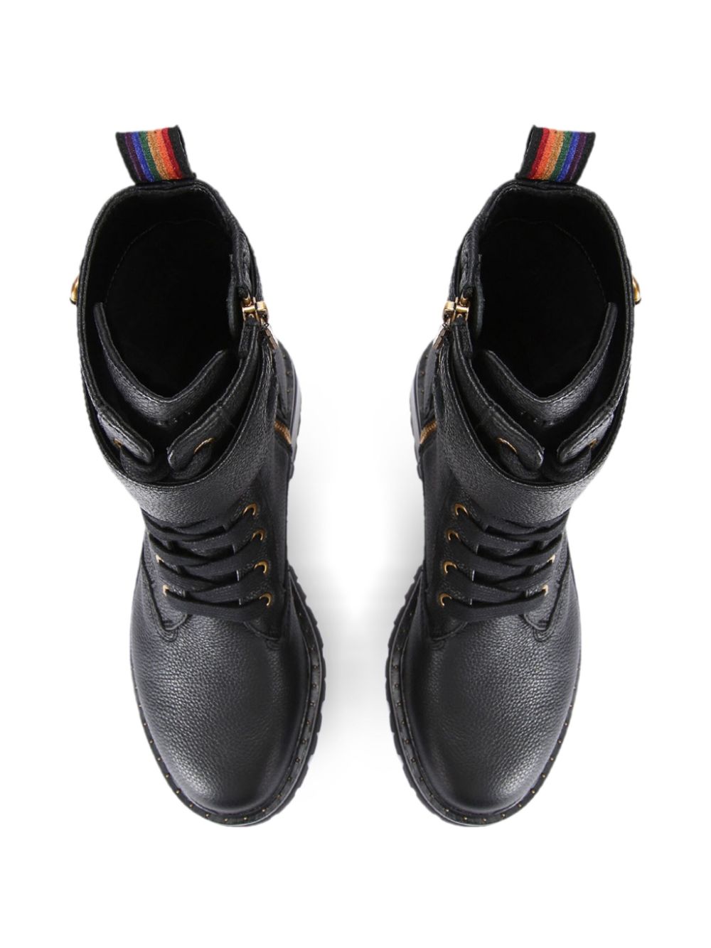 Kurt Geiger London Brooke Leather Combat Boots - Farfetch