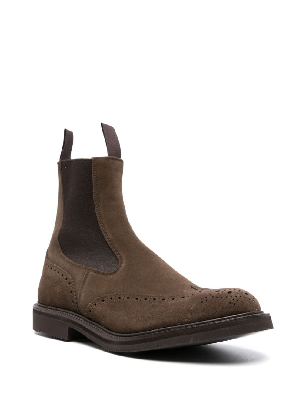 Shop Tricker's Henry Round-toe Boots In Brown