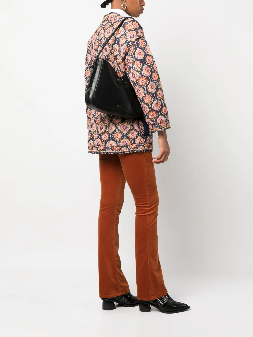 ISABEL MARANT Vigo leather shoulder bag - Zwart