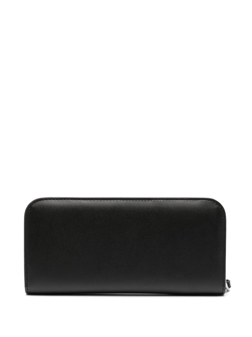 Versace Jeans Couture logo-embossed zip-fastening wallet - Zwart