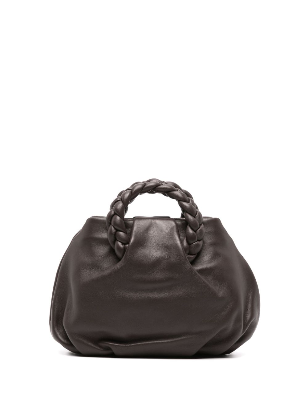 Hereu Small Bombon Leather Tote Bag In Brown