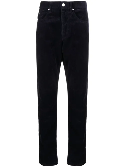 Pantalon en velours côtelé à coupe droite - MARANT - Modalova