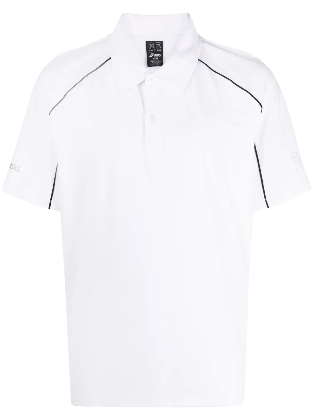 P.e Nation X Asics Venture Polo Shirt In White