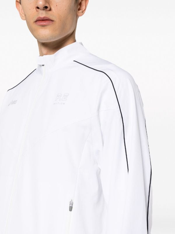 Asics store jacket white