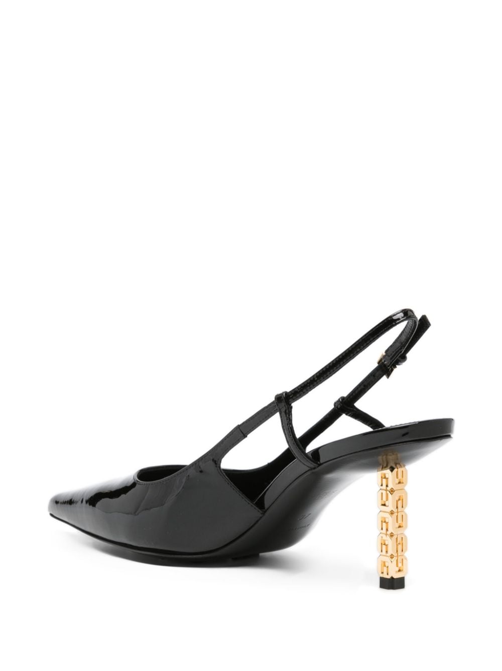 Shop Givenchy G Cube 80mm Patent-leather Pumps In Black