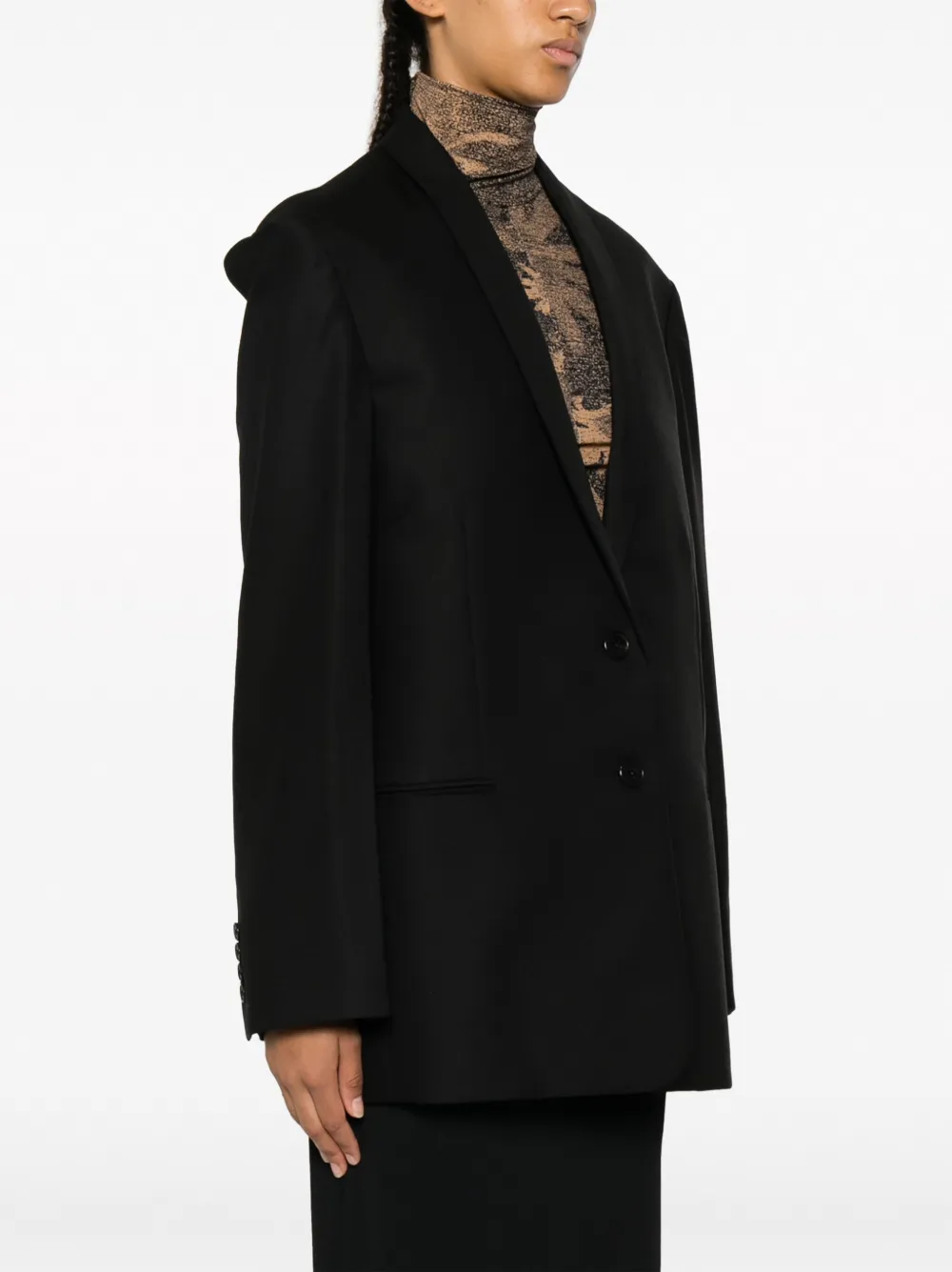 The Row Uitgesneden blazer Zwart