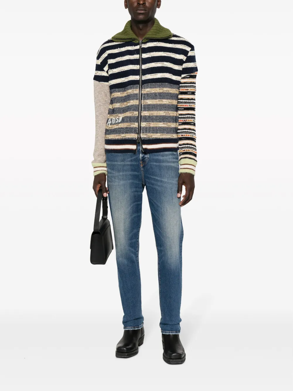Diesel D-Finitive jeans met toelopende pijpen - Blauw