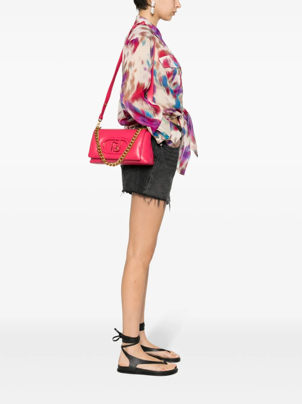 LIU JO LaPuffy crossbody bag - Roze