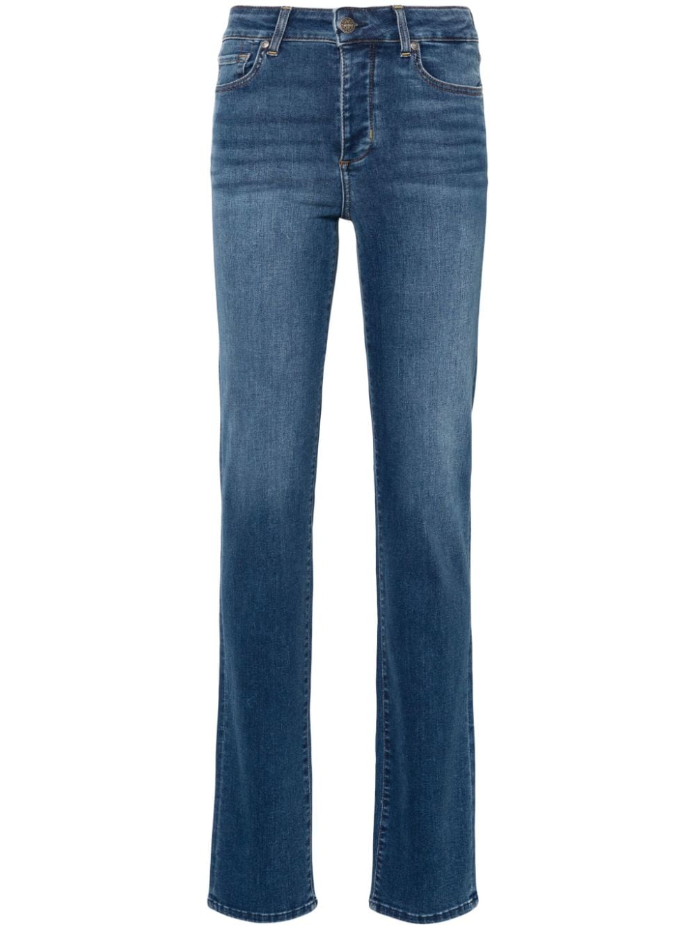 Liu •jo High-rise Straight-leg Jeans In Blue