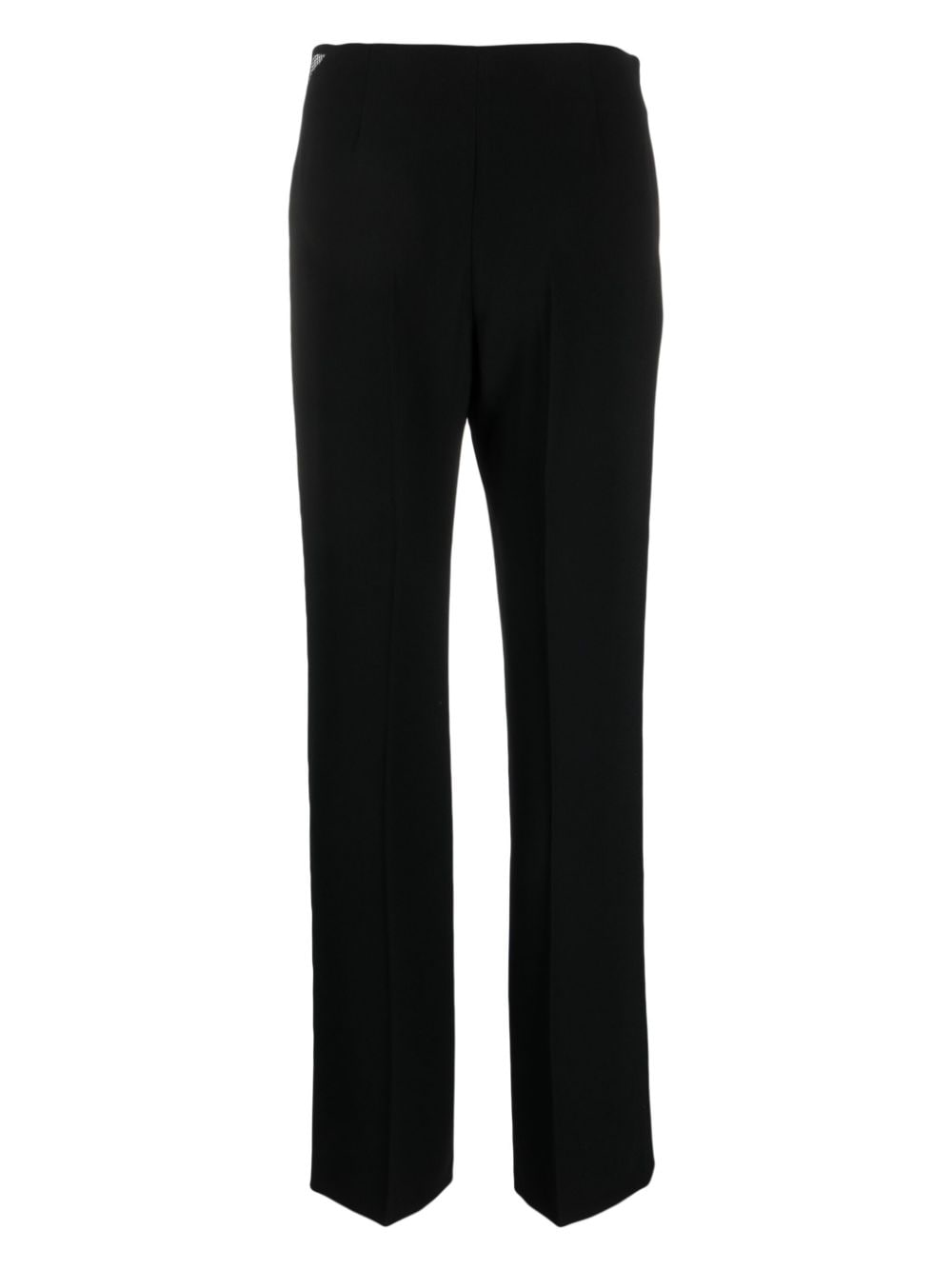 Shop Liu •jo Slim-cut Cigarette Trousers In Black