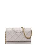 Tory Burch Fleming Soft chain wallet - Neutrals