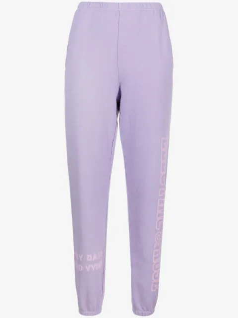 ELECTRIC & ROSE Siesta logo-print track pants