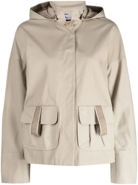 SHIATZY CHEN veste bomber à bande logo
