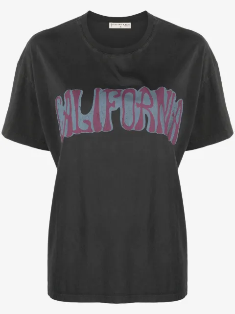 ELECTRIC & ROSE graphic-print cotton T-shirt