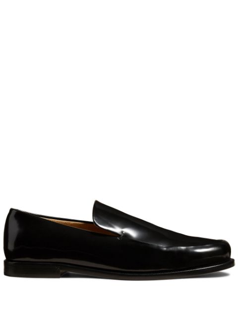 KHAITE The Alessio leather loafers