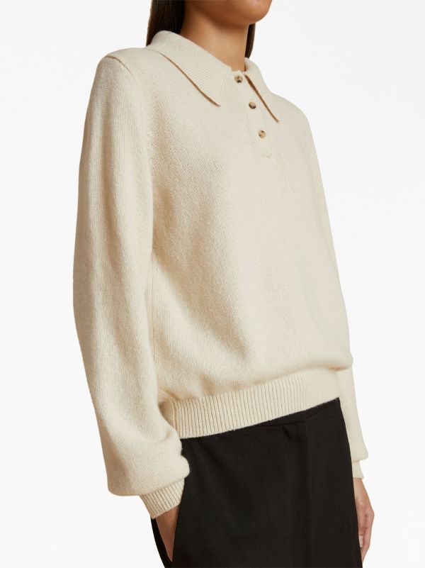 White collar for under on sale jumper