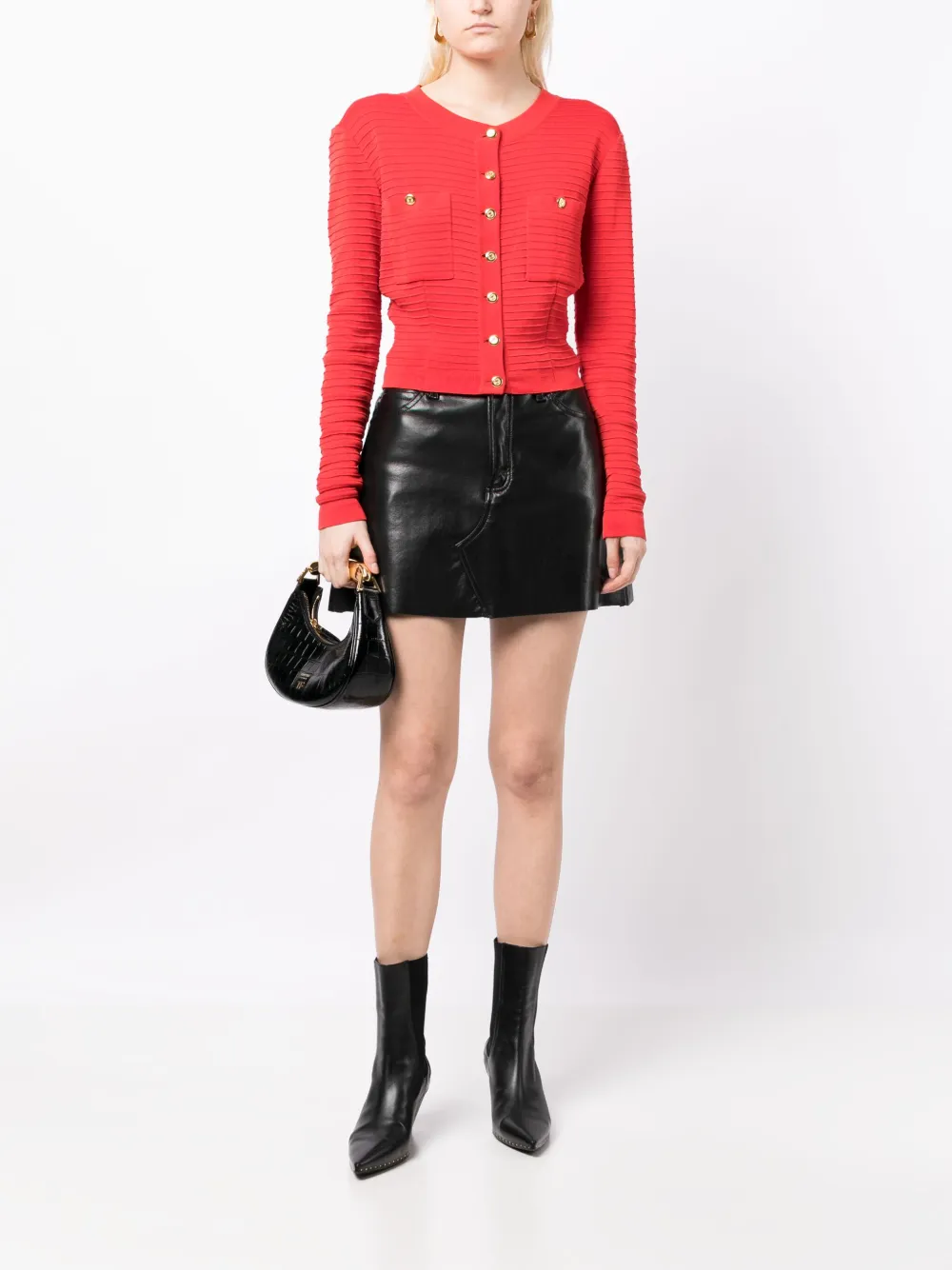 CHANEL Pre-Owned 1990-2000s kasjmier vest - Rood