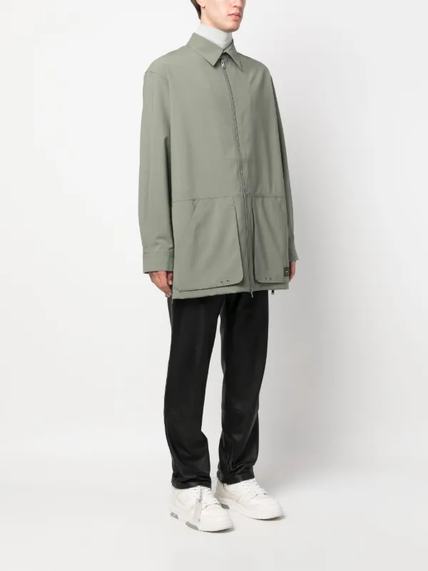 Zip up clearance overshirt