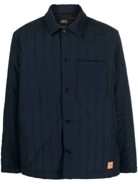 A.P.C. Hugo quilted jacket Men