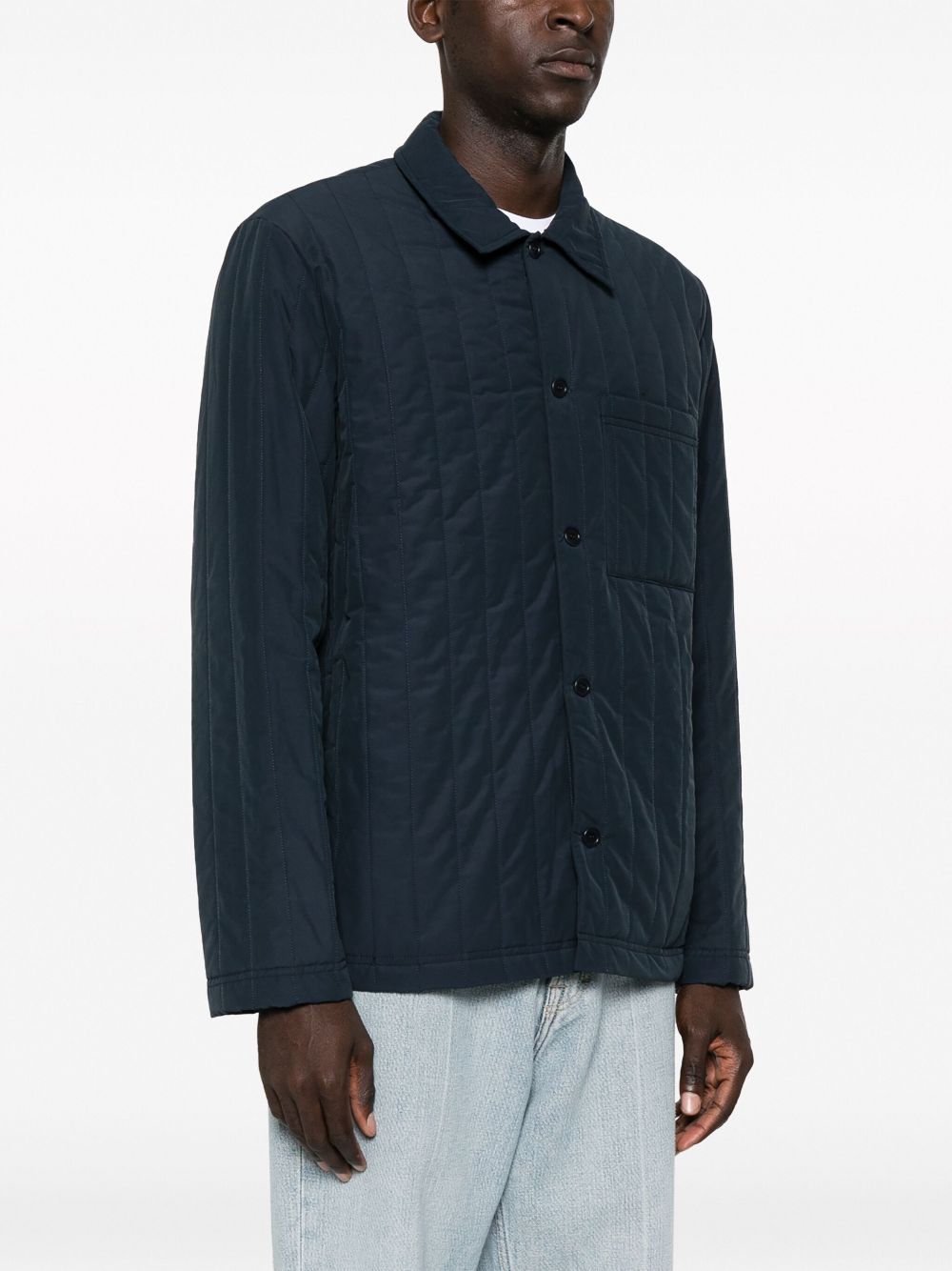 A.P.C. Hugo gewatteerd jack Blauw