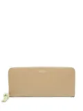 LOEWE Knot zip-up leather wallet - Green