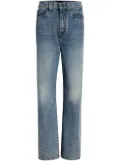 KHAITE Albi high-rise tapered jeans - Blue