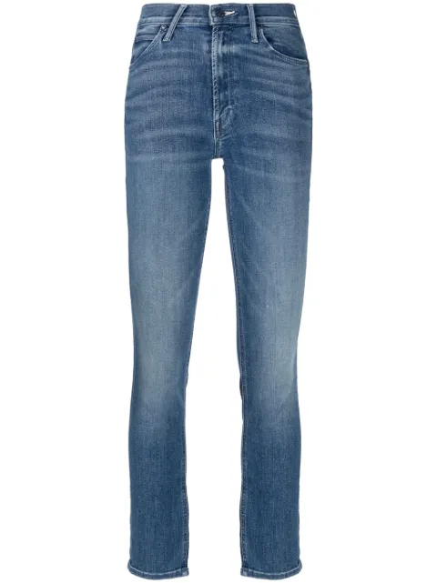 MOTHER Dazzler mid-rise slim-cut jeans