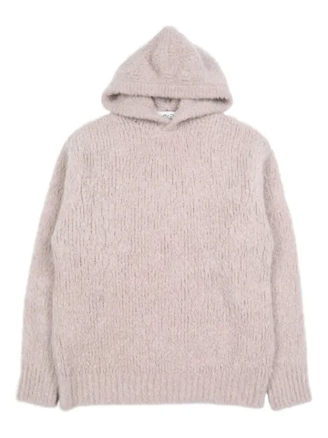 Valstar hooded ribbed-knit sweater