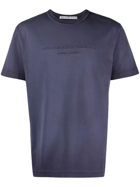 Alexander Wang T-shirt met logo-reliëf