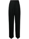 Alexander Wang pleated wool tailored trousers - Black
