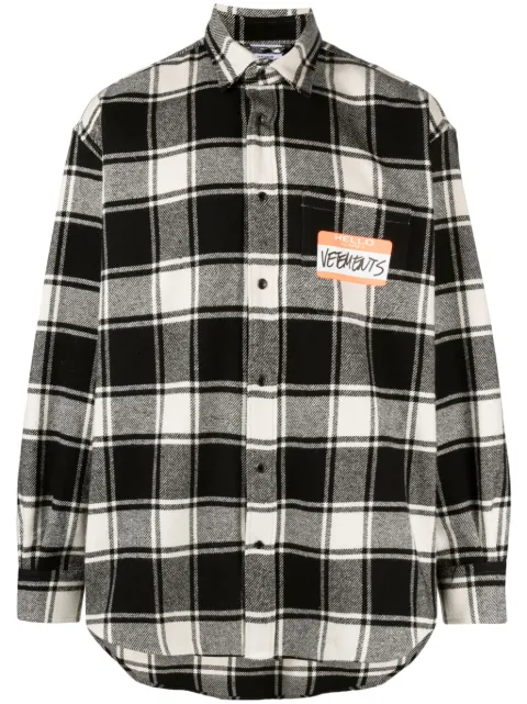 VETEMENTS ロゴ シャツ