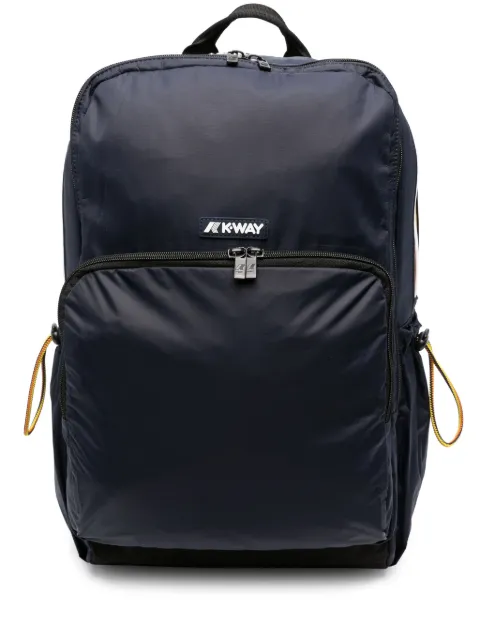 K-Way logo-patch drawstring backpack