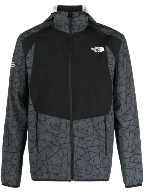 The North Face logo-print geometric-print jacket