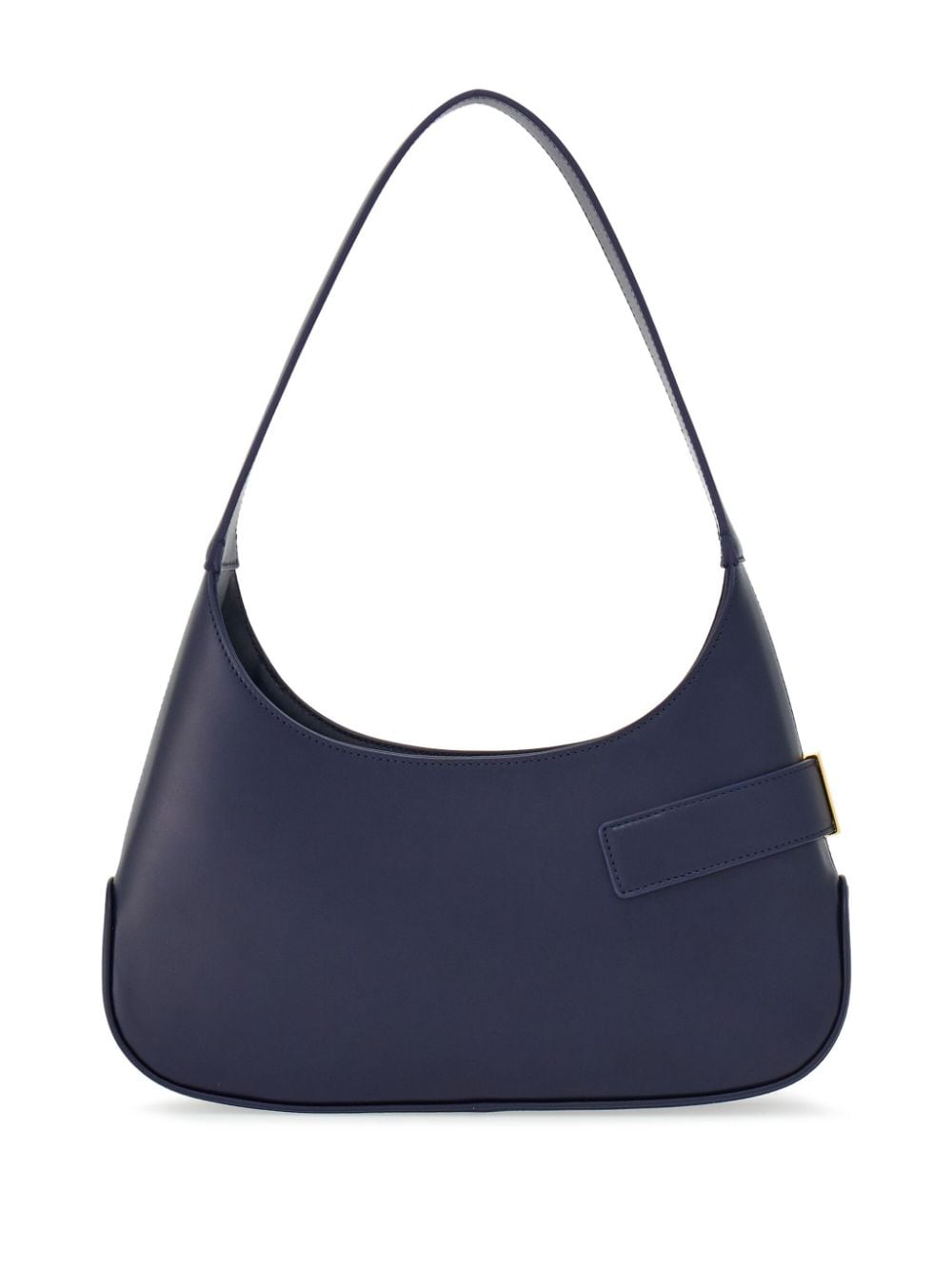 Shop Ferragamo Medium Hobo Leather Shoulder Bag In Blue