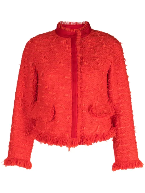Veste en tweed à bords francs - SHIATZY CHEN - Modalova