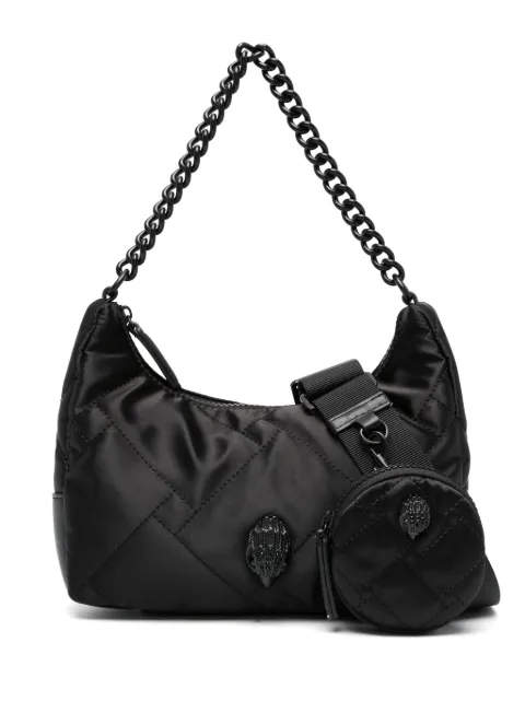 Kurt Geiger London logo-plaque quilted crossbody bag
